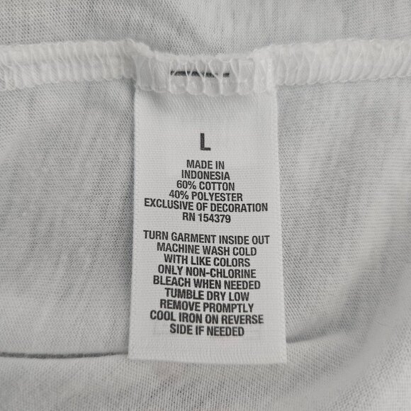 Aeropostale Classic Short Sleeve Peach Floral Large Graphic Shirt - Picture 6 of 8